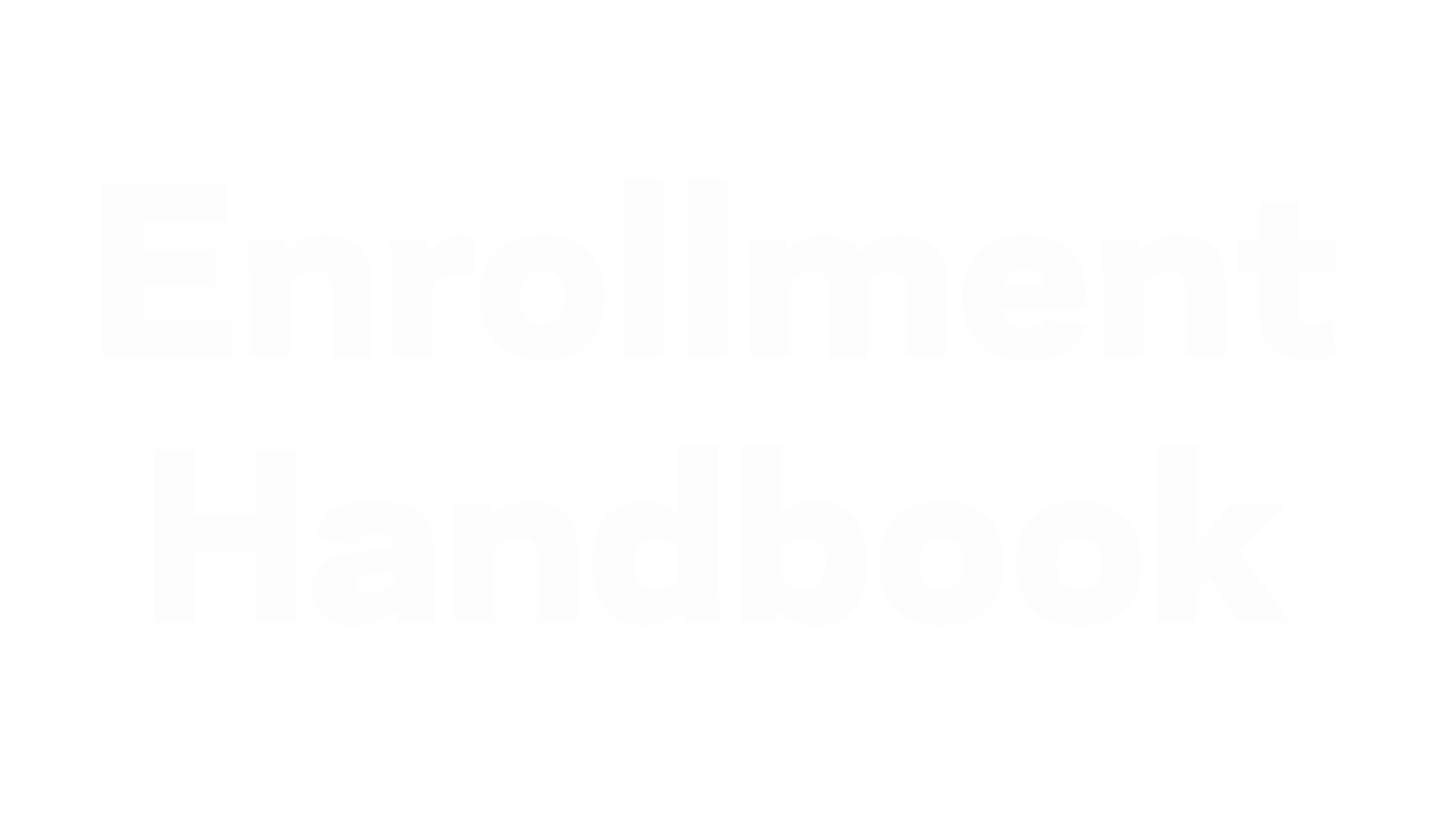 Enrollment Handbook