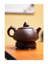 Teapot on Ines Ramirez desk