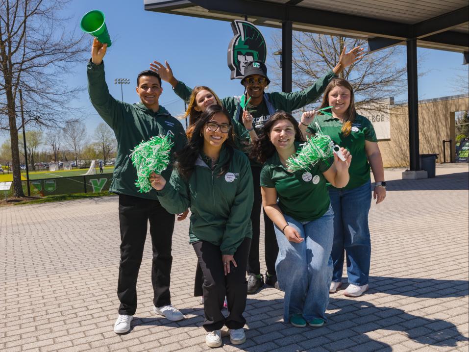 Group of smiling students