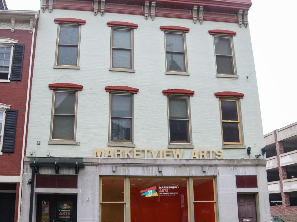 Exterior photo of Marketview Arts in downtown York