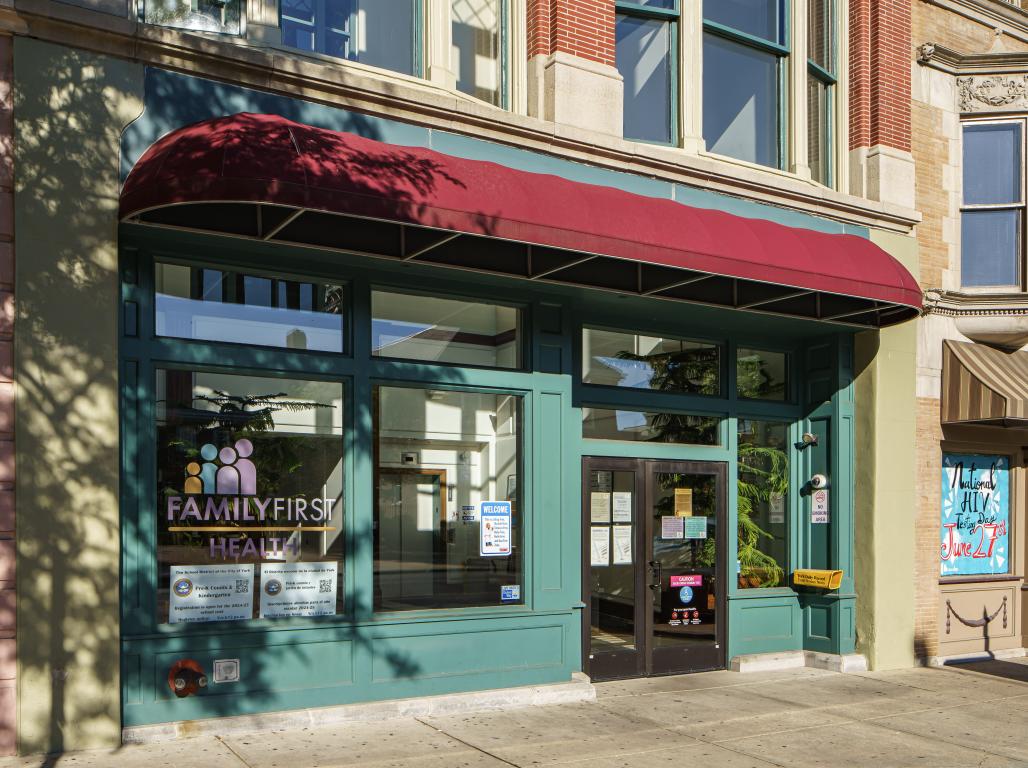 Street view of Family First Health building.