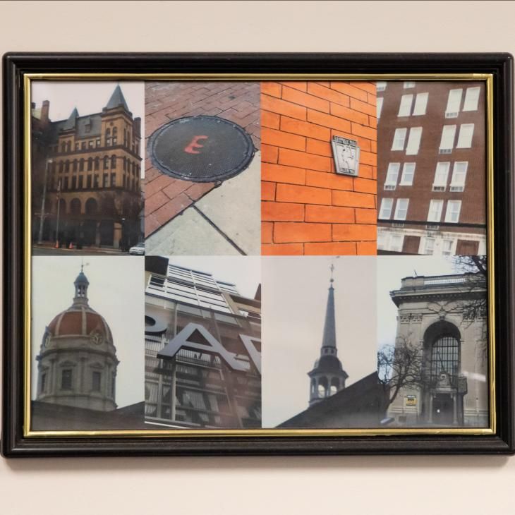 A photo collage of Downtown York, PA.